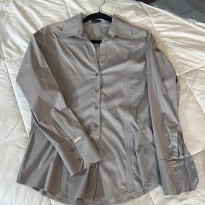 Gray dress shirt